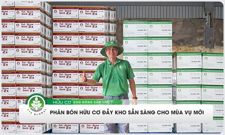 PHÂN BÓN HỮU CƠ ĐẦY KHO SẴN SÀNG CHO MÙA VỤ MỚI