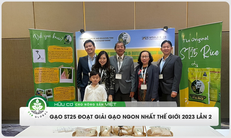 GẠO ST25 ĐOẠT GIẢI GẠO NGON NHẤT THẾ GIỚI 2023 LẦN 2