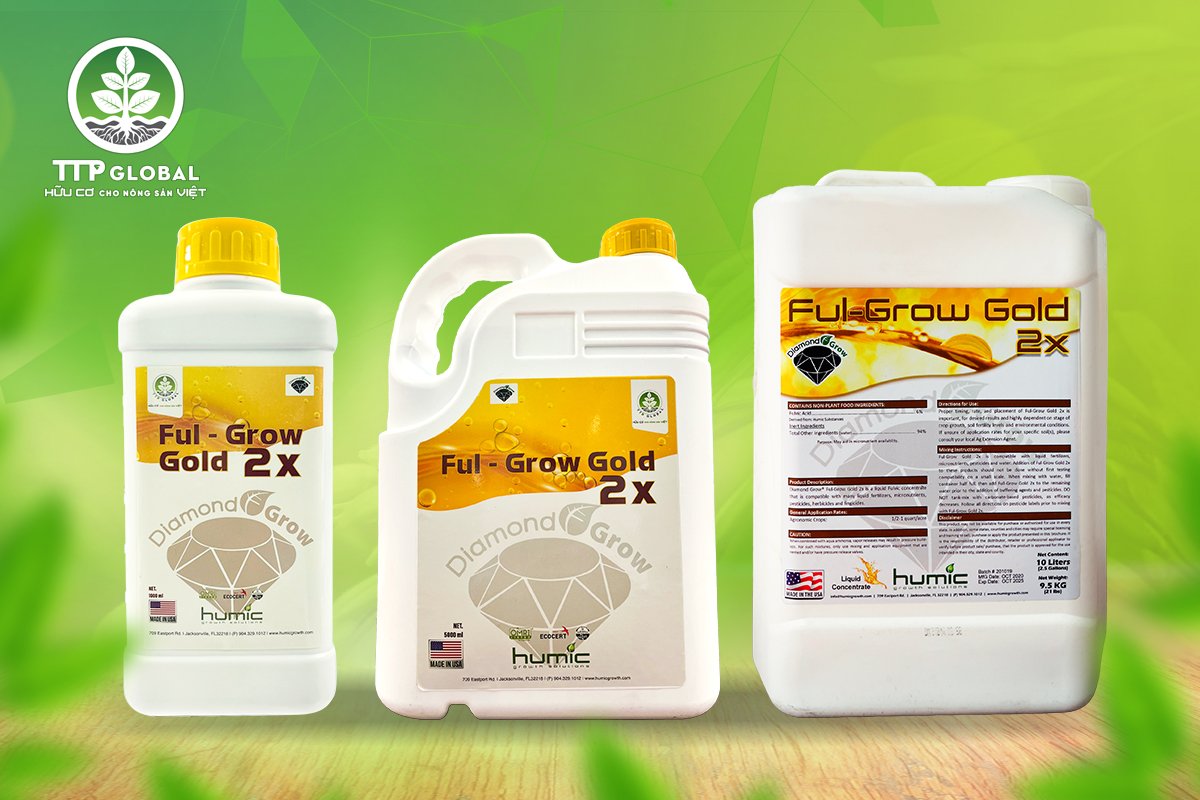Phân bón hữu cơ dạng nước cao cấp - Ful Grow Gold 2X