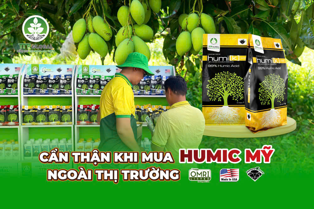 Cẩn thận khi mua Humic Mỹ ngoài thị trường