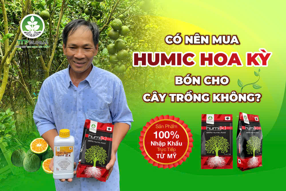 Có nên mua Humic Hoa Kỳ bón cho cây trồng không