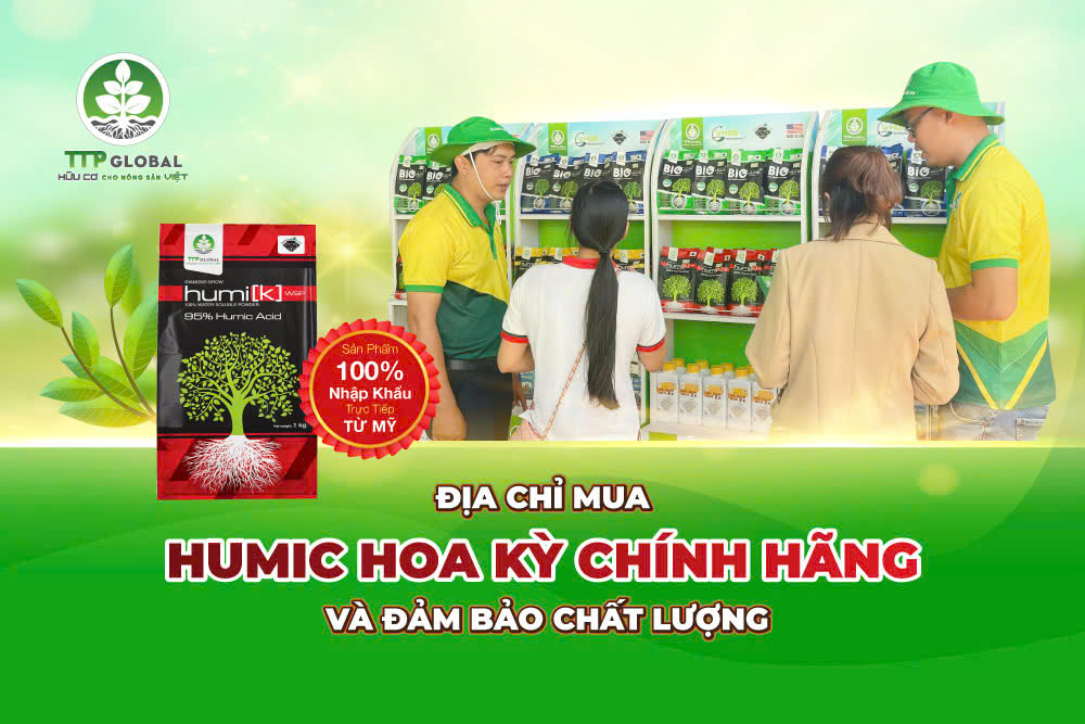 Địa chỉ mua Humic Hoa Kỳ chính hãng và đảm bảo chất lượng
