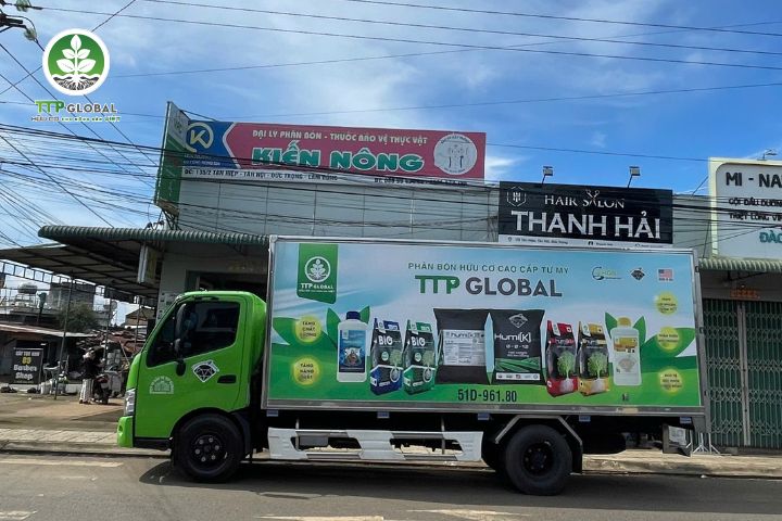 TTP GLOBAL PHÂN PHỐI PHÂN BÓN HUMIC MỸ ĐẾN ĐẠI LÝ KIẾN NÔNG TẠI TỈNH LÂM ĐỒNG